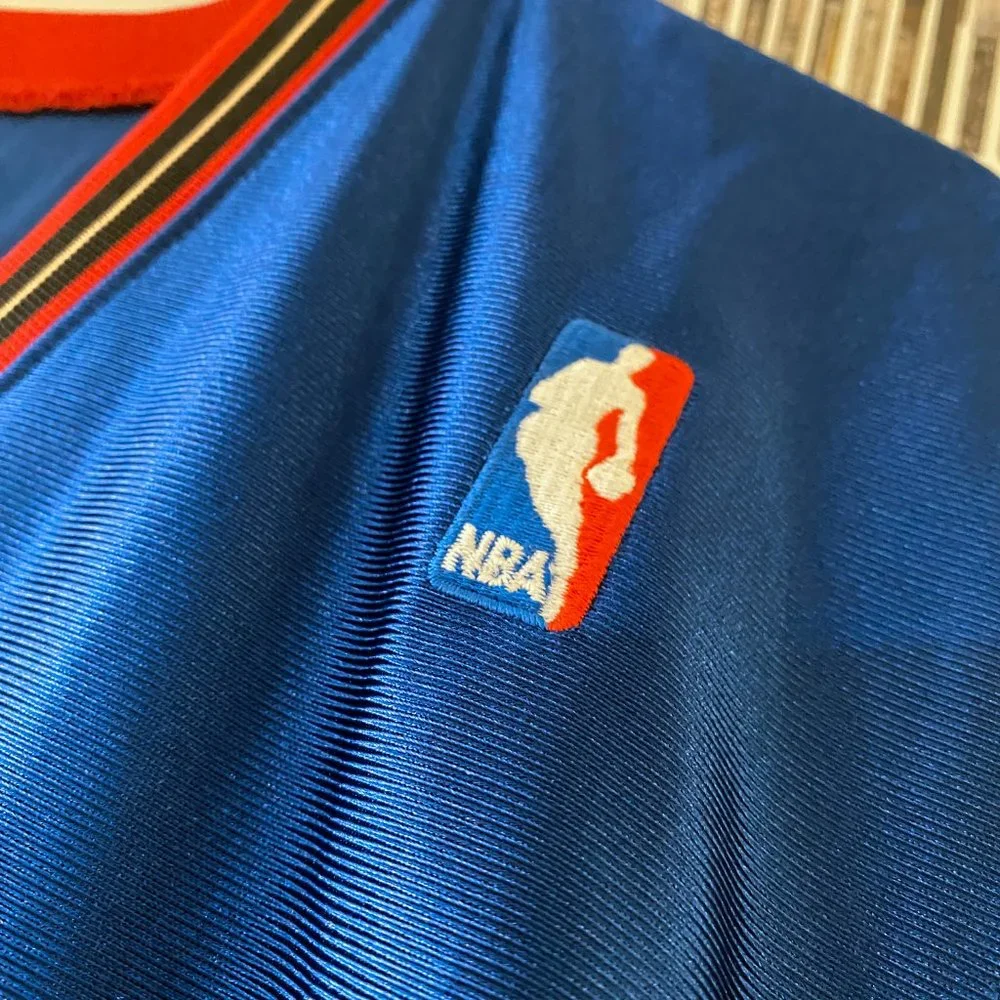 Champion - Allen Iverson Philadelphia 76ers Authentic Jersey (52) BLUE ALTERNATE - Picture 9 of 15